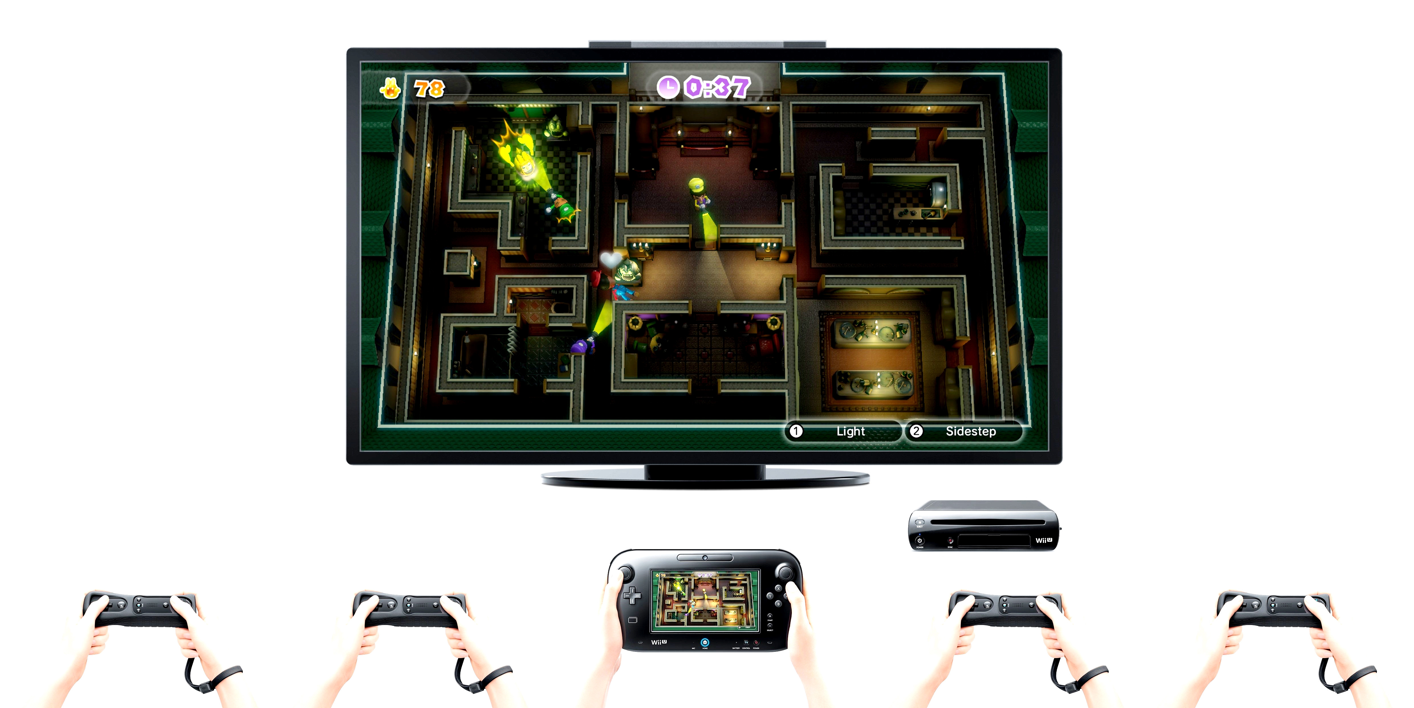 Wii-U-Multiplayer-gamepad-and-wii-motes | TECHNOLOGIES CUTTING EDGE